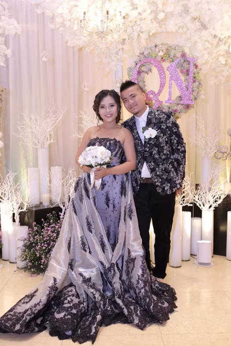 Viet Huong quay tung bung trong dam cuoi 3 ti cua DJ Quang Tran - Anh 1