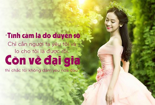13 phát ngôn “để đời” của hot girl Việt về tình yêu hình ảnh 5 13 phat ngon “de doi” cua hot girl viet ve tinh yeu hinh anh 5
