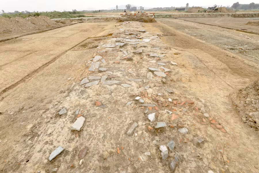 Phát lộ con đường Hoàng gia ở Thành nhà Hồ.