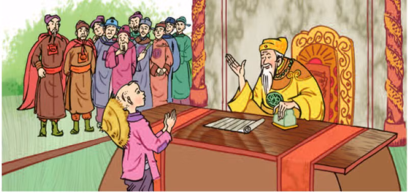 Vì Trạng nguyên quá trẻ tuổi, vua cho là chưa biết lễ nên chưa ban áo mũ mà chờ bổ dụng sau. Ảnh minh họa.
