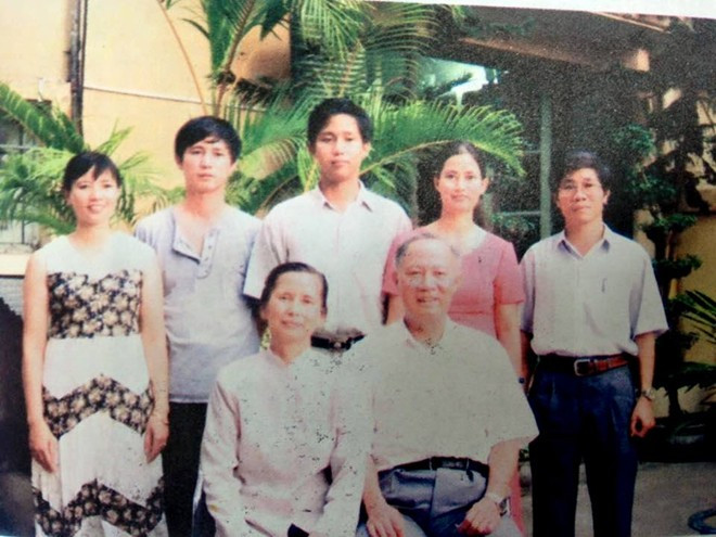 Gia đình bà Lương Ngọc Thư và cố thượng tướng Lê Ngọc Hiền. Gia đình bà Thư - ông Hiền.