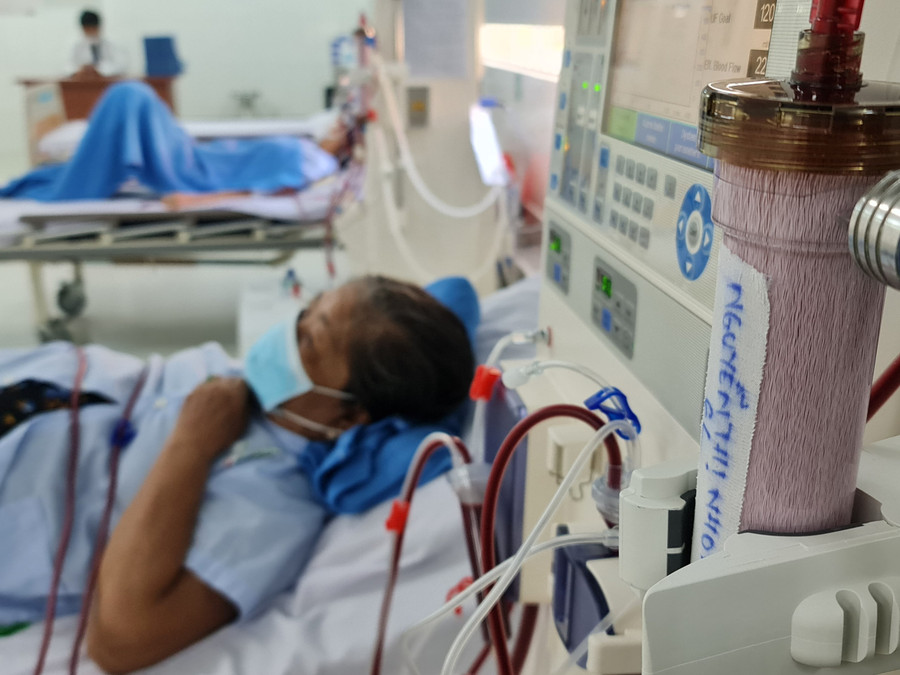 Nhờ có đơn vị chạy thận tại huyện nên bệnh nhân không phải đi xa, bảo đảm điều kiện sức khỏe để có thể chạy thận đều mỗi tuần. Nhờ có đơn vị chạy thận tại huyện nên bệnh nhân không phải đi xa, bảo đảm điều kiện sức khỏe để có thể chạy thận đều mỗi tuần.