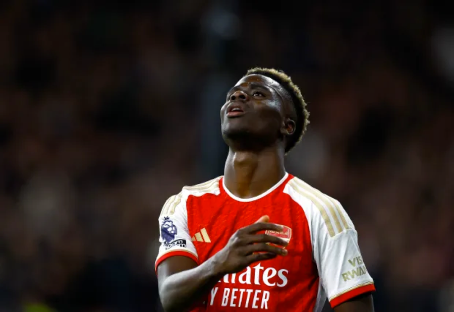 Arsenal yêu cầu trọng tài Ngoại hạng Anh phải bảo vệ đôi chân của Bukayo Saka. Arsenal yêu cầu trọng tài Ngoại hạng Anh phải bảo vệ đôi chân của Bukayo Saka.