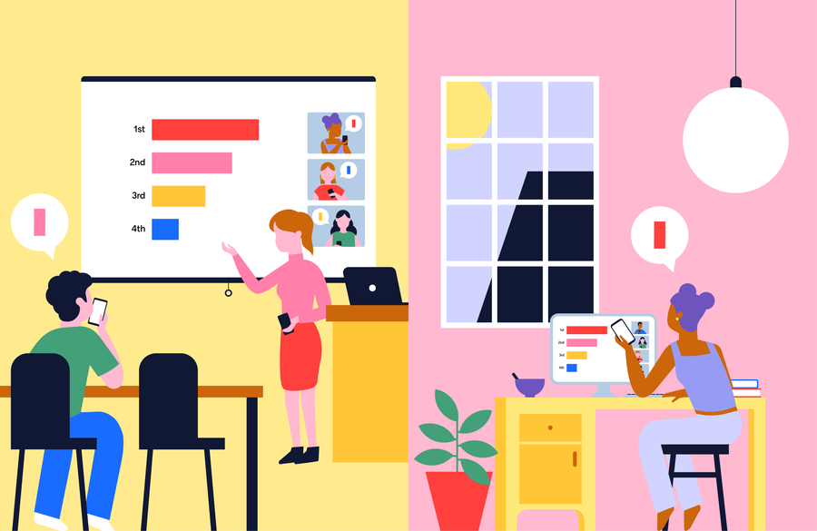 Mô hình học tập kết hợp trực tuyến và trực tiếp sẽ phủ sóng toàn cầu trong năm 2024. Mô hình học tập kết hợp trực tuyến và trực tiếp sẽ phủ sóng toàn cầu trong năm 2024.