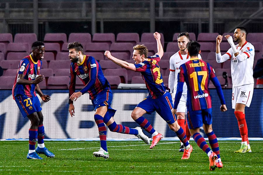 Barcelona sẽ thu hẹp đáng kể về điểm số với Atletico nếu giành chiến thắng ở vòng 27 La Liga.