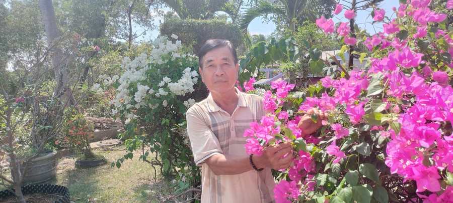 Ông Nguyễn Thanh Tổng, người hiến đất xây Trường Tiểu học 1 Lợi An. Ông Nguyễn Thanh Tổng, người hiến đất xây Trường Tiểu học 1 Lợi An.
