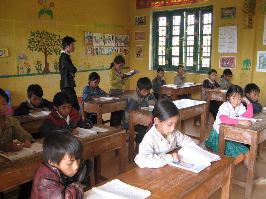 Kết quả xếp loại hạnh kiểm, học lực HS mô hình trường học mới được sử dụng để xét tốt nghiệp THCS, tuyển sinh vào lớp 10 THPT.. Ảnh; Đức Trí