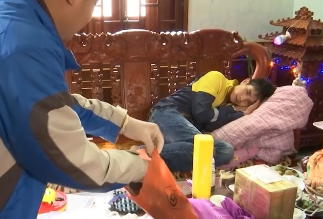 Đối tượng Đức tại nhà riêng.