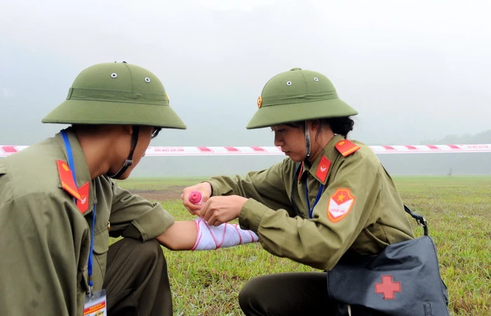 Những quán quân Hội thao GDQP-AN học sinh dần xuất hiện