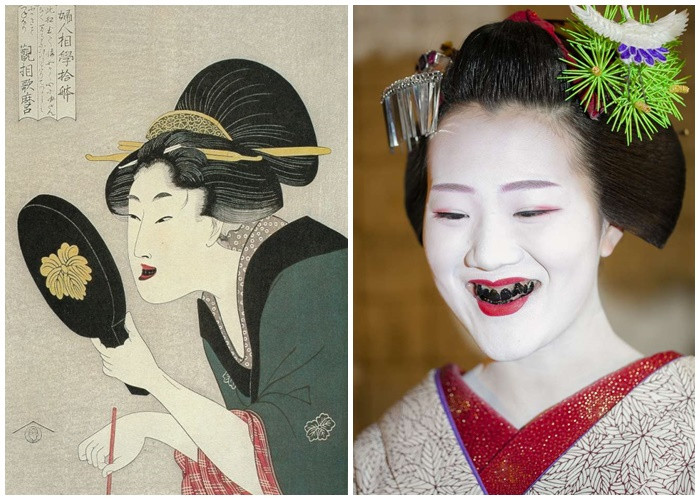 Không chỉ Việt Nam, nhiều nước châu Á cũng tồn tại tục lệ nhuộm răng. Không chỉ Việt Nam, nhiều nước châu Á cũng tồn tại tục lệ nhuộm răng.