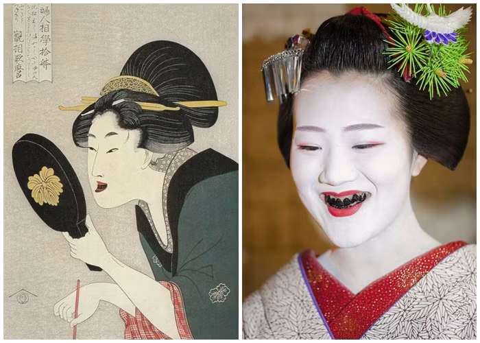 Không chỉ Việt Nam, nhiều nước châu Á cũng tồn tại tục lệ nhuộm răng.