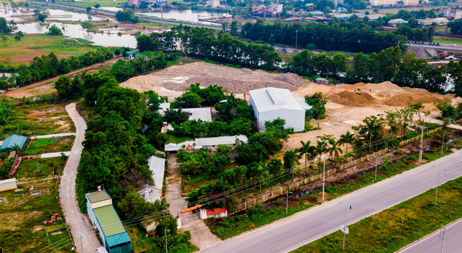 Khu đất nông trường bị sử dụng sai mục đích tại xã Thiện Kế.