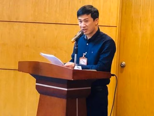 Ông Vũ Minh Lý phát biểu tại buổi họp báo