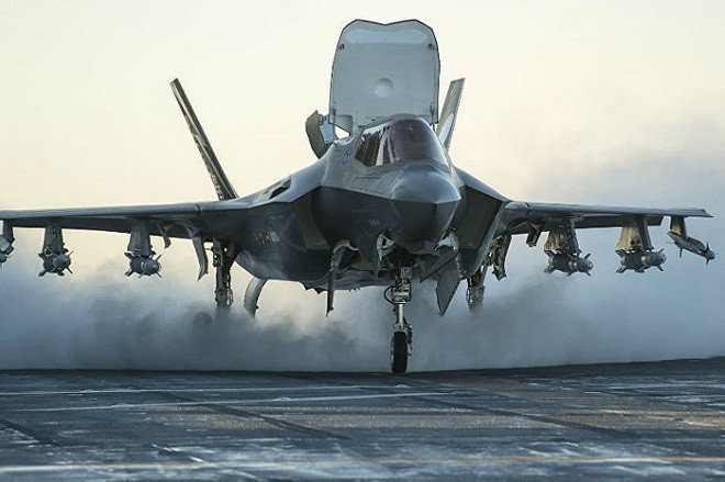 Máy bay chiến đấu tàng hình F-35 của Mỹ.