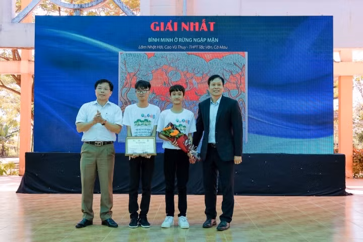 Bình minh ở rừng ngập mặn