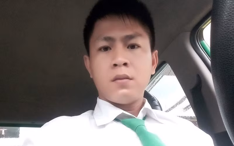 Cao Đức Trường - tài xế taxi đã chở bé gái xuống bãi biển vắng thực hiện hành vi đồi bại.