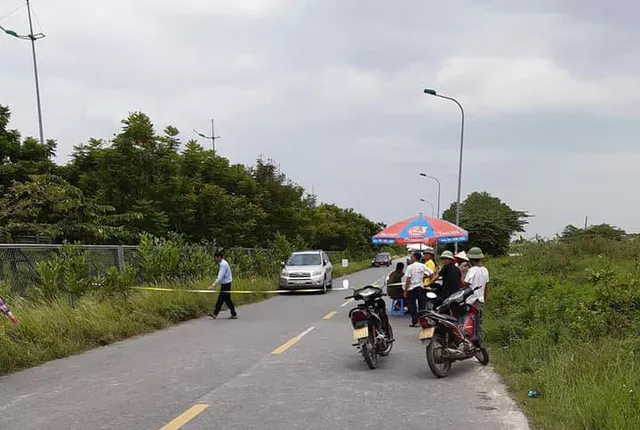 Nơi phát hiện thi thể nạn nhân.