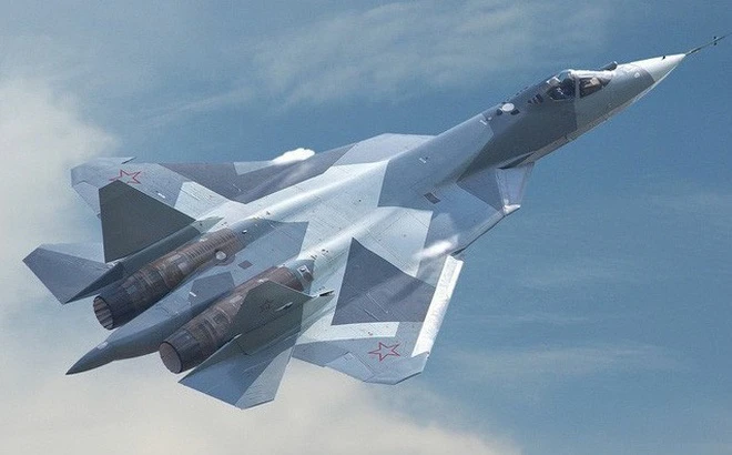 Máy bay chiến đấu Su-57 của Nga.