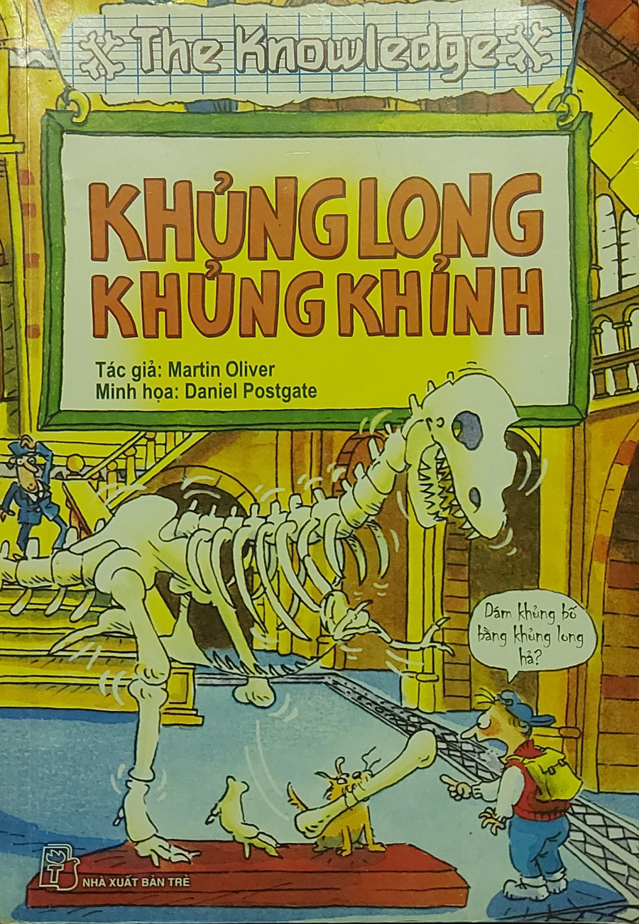 &apos;Khủng long khủng khỉnh&apos; có hình ảnh minh họa bìa rất ấn tượng. Ảnh: Tấn Quyết