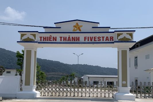 Công ty Thiên Thành FIVE STAR đóng tại xã Sơn Kim 1, huyện Hương Sơn, Hà Tĩnh.