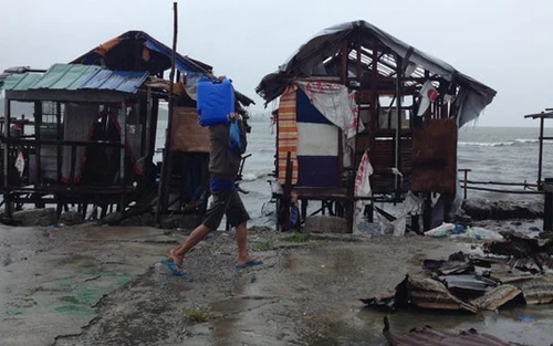 Hình ảnh siêu bão Hagupit hoành hành Philippines