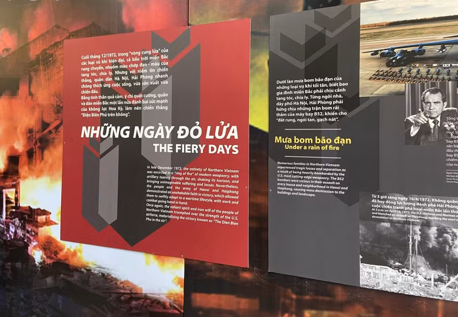 'Những ngày đỏ lửa' tái hiện lại những ngày tháng lịch sử cuối năm 1972.