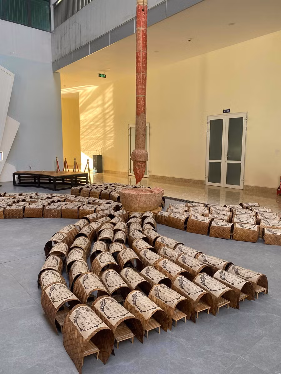 Ý tưởng sắp đặt chủ đề giáo dục lều chõng thi cử xưa.