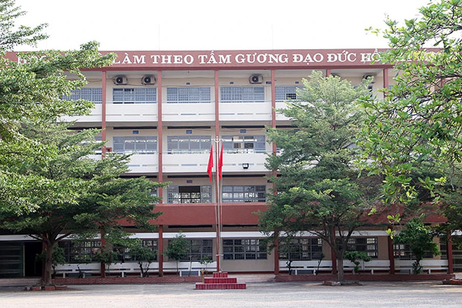 Một góc Trường Phổ thông Thực hành Sư phạm thuộc DNU.