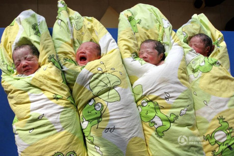 Cuộc sống của những gia đình sinh tư, sinh năm - Ảnh 8 Cuoc song cua nhung gia dinh sinh tu, sinh nam - Anh 8