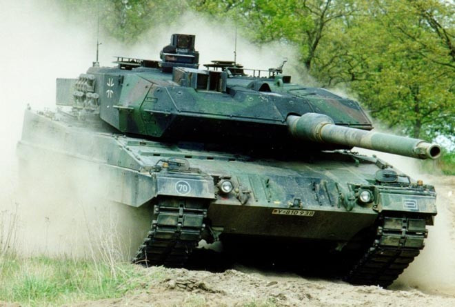 Xe tăng Leopard 2. Ảnh: Blogspot Xe tăng Leopard 2. Ảnh: Blogspot