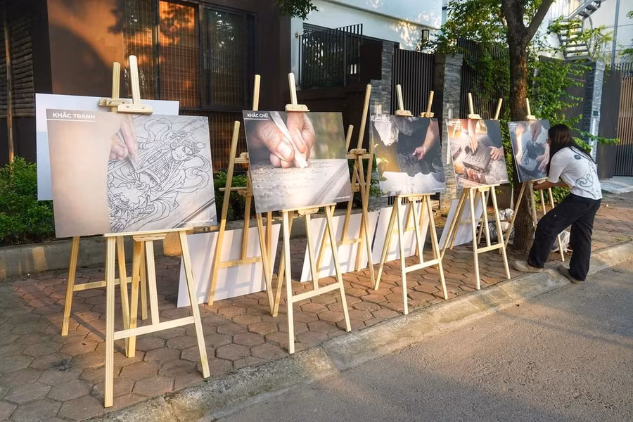 'Hành trình hồi sinh một làng nghề' diễn ra tại phường Bách Nghệ (Hà Đông, Hà Nội) trong suốt tháng 6/2024.