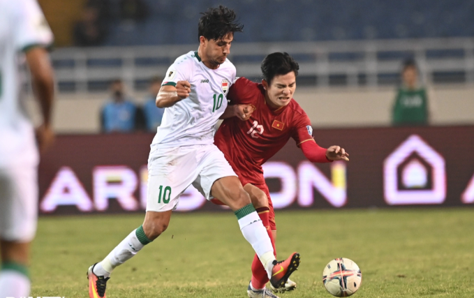Iraq mới đây thắng tuyển Việt Nam 1-0 ở vòng loại thứ 2 World Cup 2026 khu vực châu Á.
