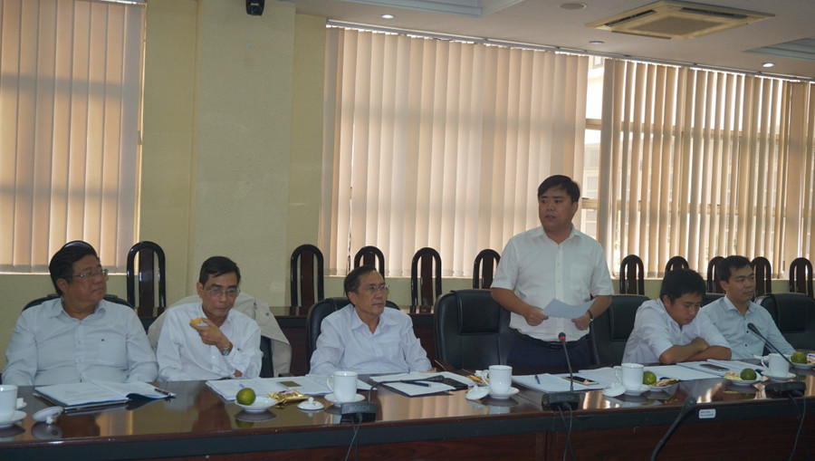 Đại diện Trường ĐH Duy Tân phát biểu tại Hội nghị