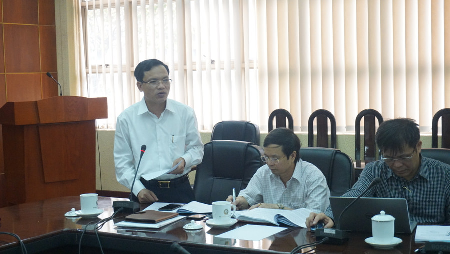 Ông Mai Văn Trinh, Cục trưởng Cục quản lý chất lượng phát biểu tại hội nghị