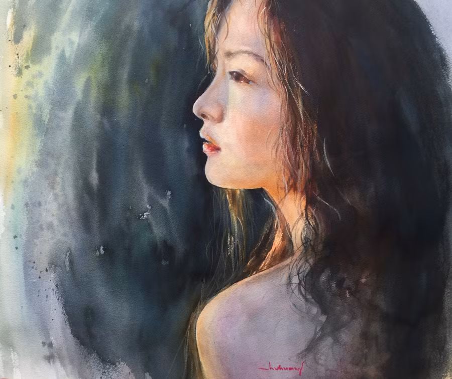 Tranh của họa sĩ Nguyễn Thu Hương