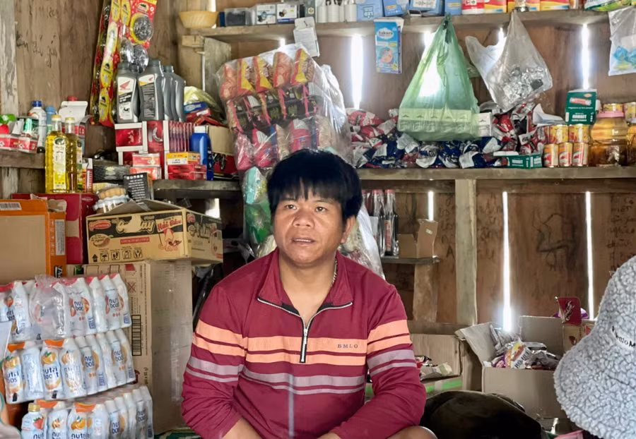 Ông A Hương kể về trận động đất lớn nhất từ trước đến nay là 4,7 độ Richter.