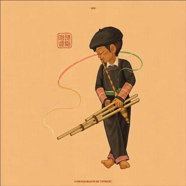 Ý tưởng sáng tạo của “Đồng bào Việt phục” mang tính nhẹ nhàng, dễ tiếp cận.