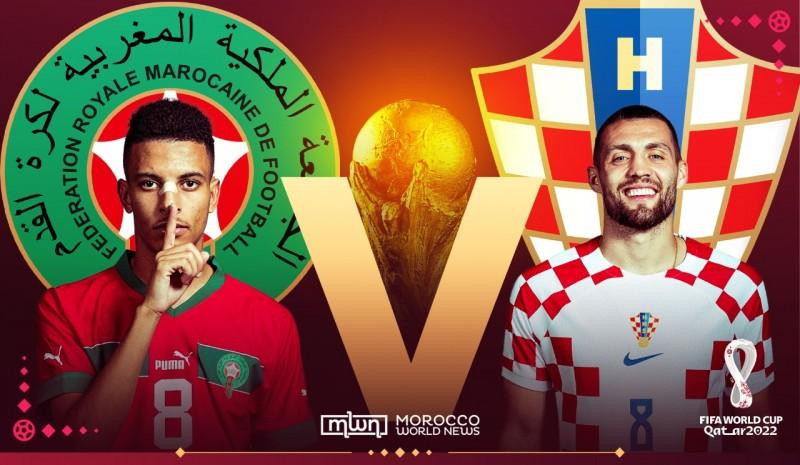 Ma Rốc và Croatia sẽ đối đầu nhau ở trận tranh hạng ba World Cup 2022. Ảnh: Morocco World News. Ma Rốc và Croatia sẽ đối đầu nhau ở trận tranh hạng ba World Cup 2022. Ảnh: Morocco World News.