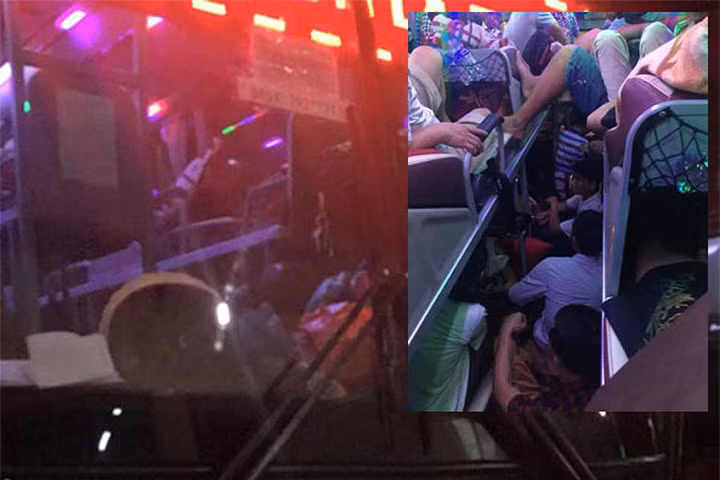 Kinh hoàng xe 42 chỗ nhồi 103 khách vượt đèo Tây Bắc