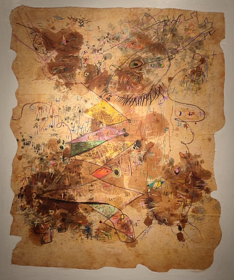 Tác phẩm của họa sĩ Nguyễn Mạnh Quỳnh.