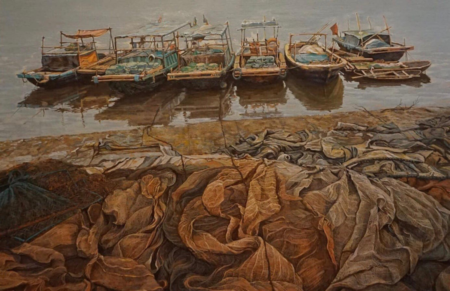 Tác phẩm của họa sĩ Phạm Xuân Trung.