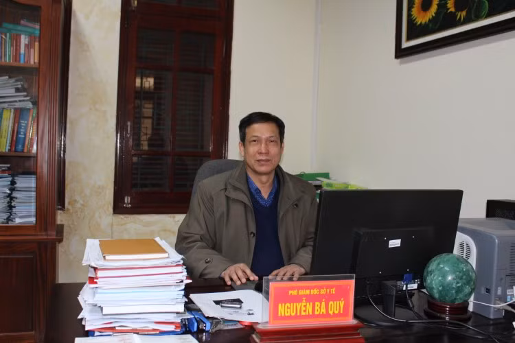 Ông Nguyễn Bá Quý - Phó Giám đốc Sở Y tế Bắc Ninh thông tin với Báo GD&amp;TĐ.