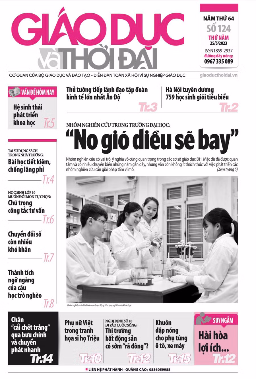 Tin tức báo in 25/5: Các nhóm nghiên cứu 'no gió diều sẽ bay'