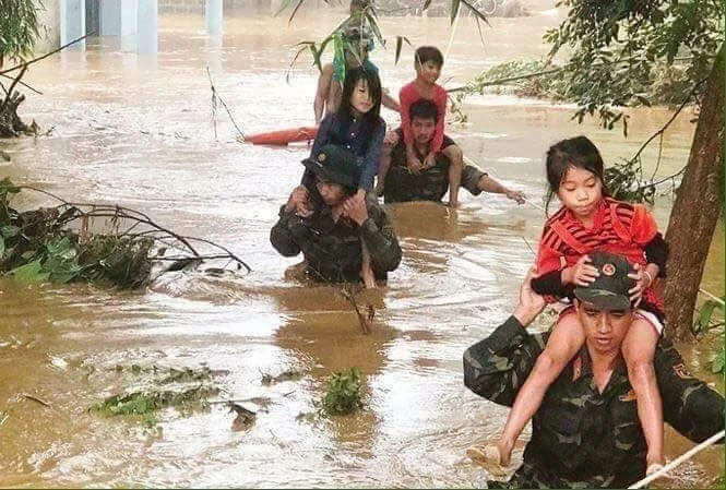 Nguy cơ bão Poudul gây lũ lụt cho các tỉnh miền Trung (Ảnh minh họa)