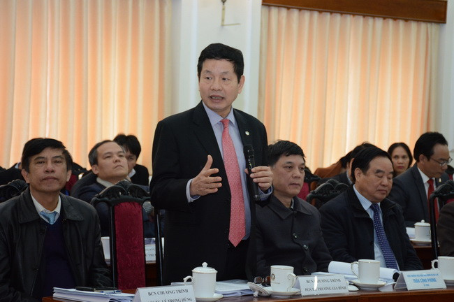 PGS.TS Trương Gia Bình, thành viên Ban chủ nhiệm Chương trình phát biểu tại hội nghị PGS.TS Trương Gia Bình, thành viên Ban chủ nhiệm Chương trình phát biểu tại hội nghị