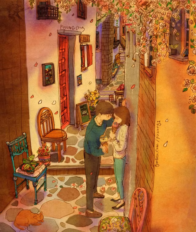  Đôi khi giữa ngõ hẹp, bạn dừng lại để nói rằng bạn yêu cô ấy 