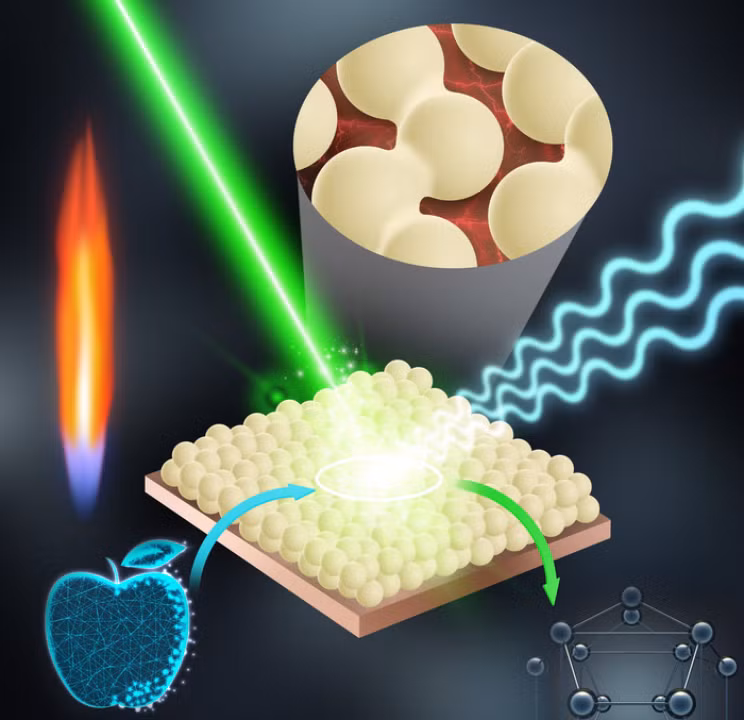 Cảm biến nano mạnh mẽ có thể phát hiện dư lượng thuốc trừ sâu trên bề mặt táo trong vòng vài phút.