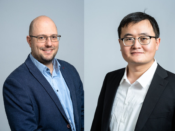 Nhà nghiên cứu Georgios Sotiriou (bên trái) và Haipeng Li.