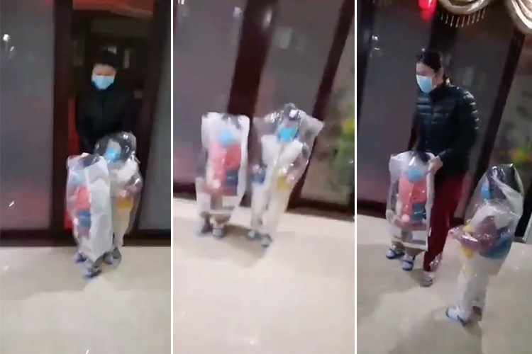 Con muốn sang nhà hàng xóm chơi với bạn, mẹ thương quá liền nghĩ ra cách chống virus Corona “có một không hai”, thách thức mọi loại virus đến gần - Ảnh 2. Con muốn sang nhà hàng xóm chơi với bạn, mẹ thương quá liền nghĩ ra cách chống virus Corona “có một không hai”, thách thức mọi loại virus đến gần - Ảnh 2.
