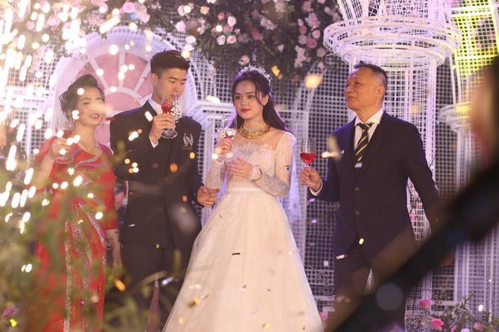 Sau đám cưới siêu khủng, Quỳnh Anh gây xúc động khi lần đầu tiết lộ về tính cách đặc biệt ông bố chủ tịch ảnh 1